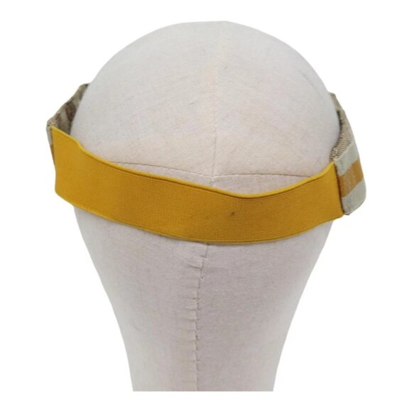 GUCCI GG Canvas Sherry Line Sun Visor M Beige Yellow Auth - Picture 3 of 14